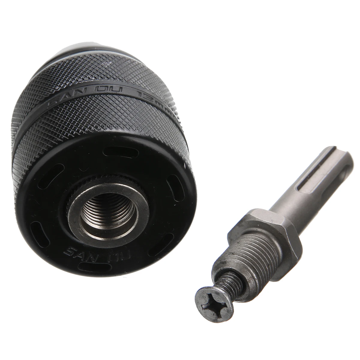 1Pc 122X42mm SDS Chuck Adapter Heavy Duty 13mm 1/2-20UNF Keyless Drill Chuck With SDS Adaptor Hand Tool
1Pc 122X42mm SDS Chuck Adapter Heavy Duty 13mm 1/2-20UNF Keyless Drill Chuck With SDS Adaptor Hand Tool