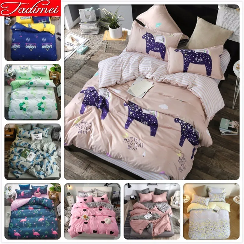 3/4 pcs Bedding Set Adult Kid Child Girl Soft Cotton Bed Linen Single Full Queen King Size Duvet Cover Bedspread 150x200 180x220
3/4 pcs Bedding Set Adult Kid Child Girl Soft Cotton Bed Linen Single Full Queen King Size Duvet Cover Bedspread 150x200 180x220