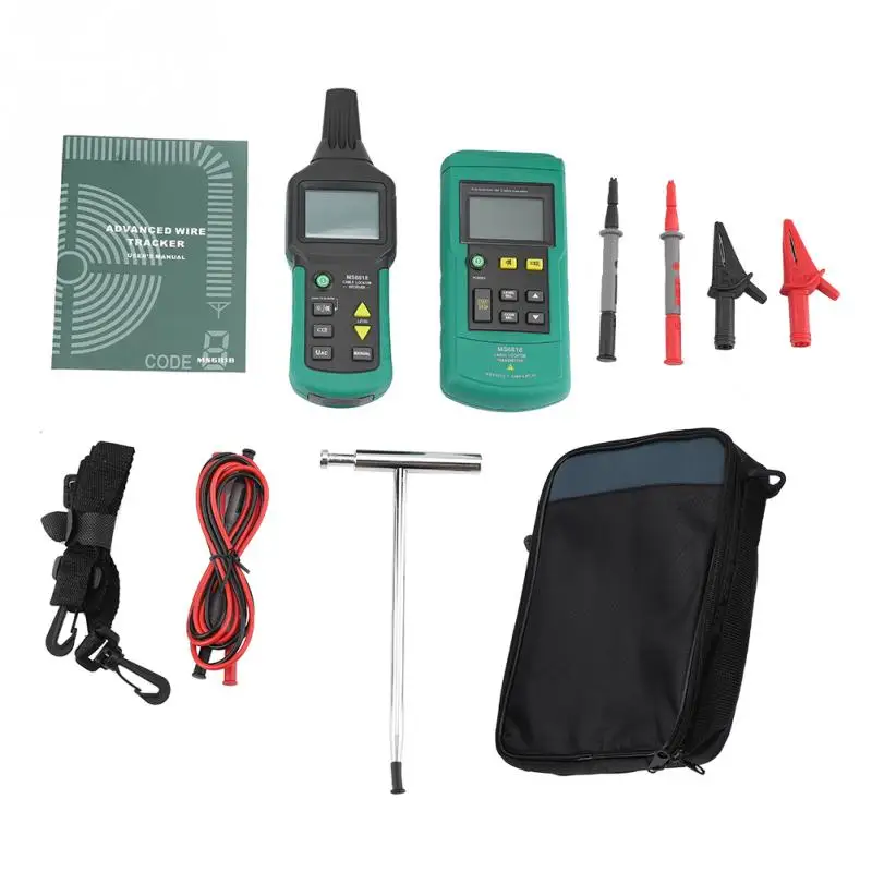 MS6818 12V-400V AC/DC Wire Cable Locator Metal Pipe Detector Tester Line Locator AC/DC 12V-400V Tool
MS6818 12V-400V AC/DC Wire Cable Locator Metal Pipe Detector Tester Line Locator AC/DC 12V-400V Tool