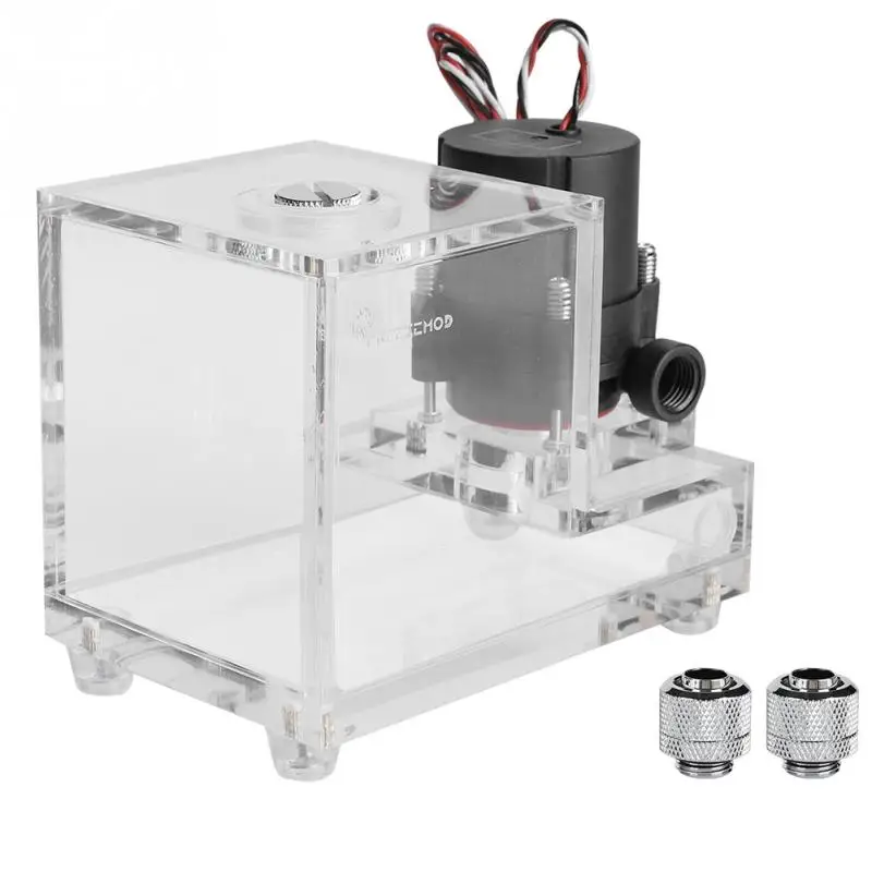 Full Transparent 10W Integrated 600ML PC Cooled Water Pump Acrylic Water Cooling Tank 600L/H
Full Transparent 10W Integrated 600ML PC Cooled Water Pump Acrylic Water Cooling Tank 600L/H