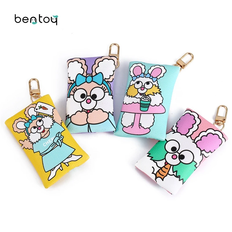 Cute Rabbit Key Chain Coin Purse Leather Cartoon Small Zipper Change Pouch Key Hanging Drop Coin Money Storage Mini Pocket
Cute Rabbit Key Chain Coin Purse Leather Cartoon Small Zipper Change Pouch Key Hanging Drop Coin Money Storage Mini Pocket