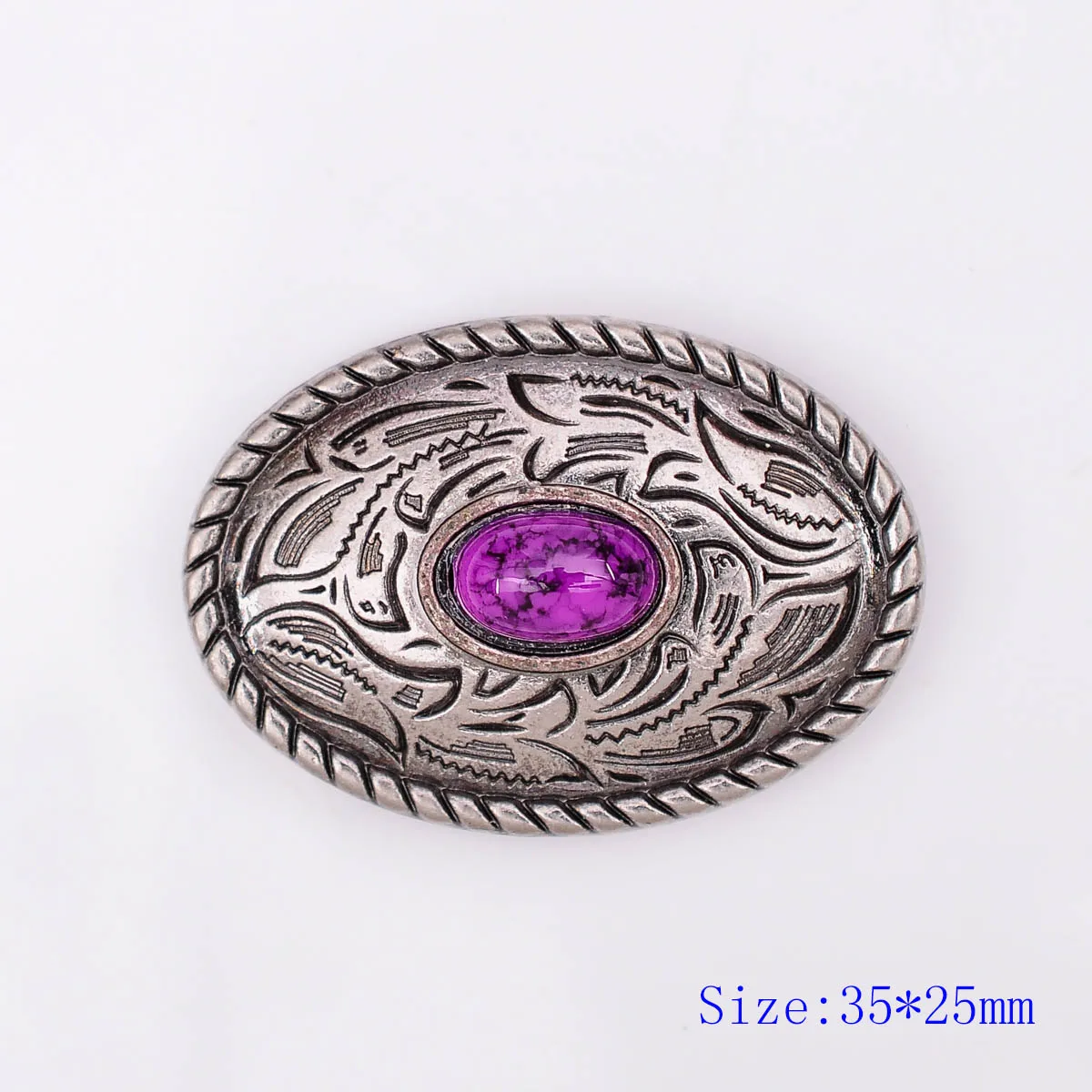 10X 35X25MM Western Antique Sliver Purple Turquoise Engraved Saddle Tack Belt Prairie Dust Oval Conchos
10X 35X25MM Western Antique Sliver Purple Turquoise Engraved Saddle Tack Belt Prairie Dust Oval Conchos