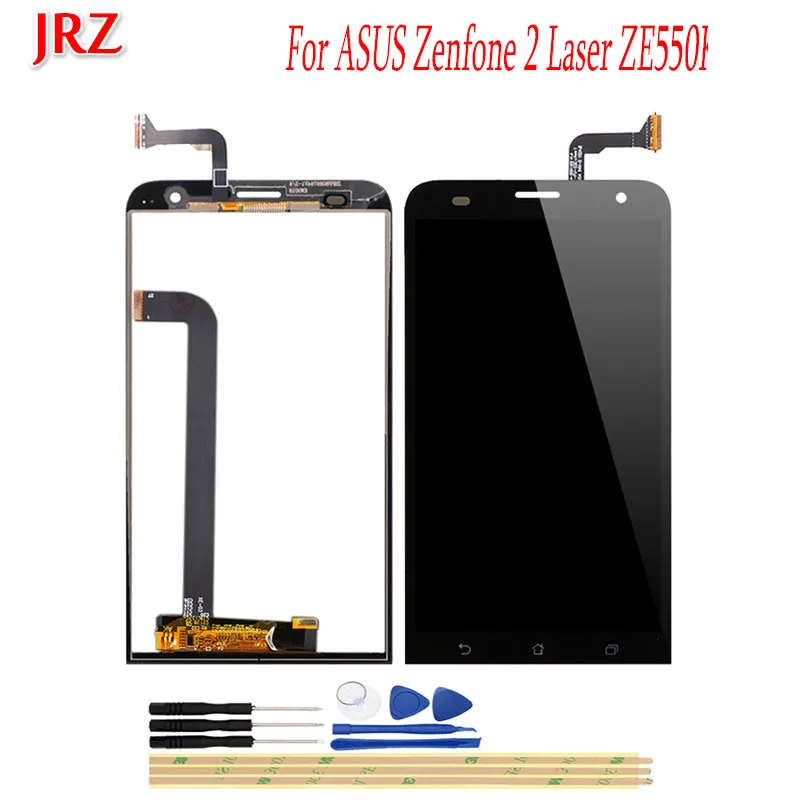 JRZ для ASUS Zenfone 2 Laser ZE550KL ЖК дисплей и сенсорный экран 5 дюймов дигитайзер сборка