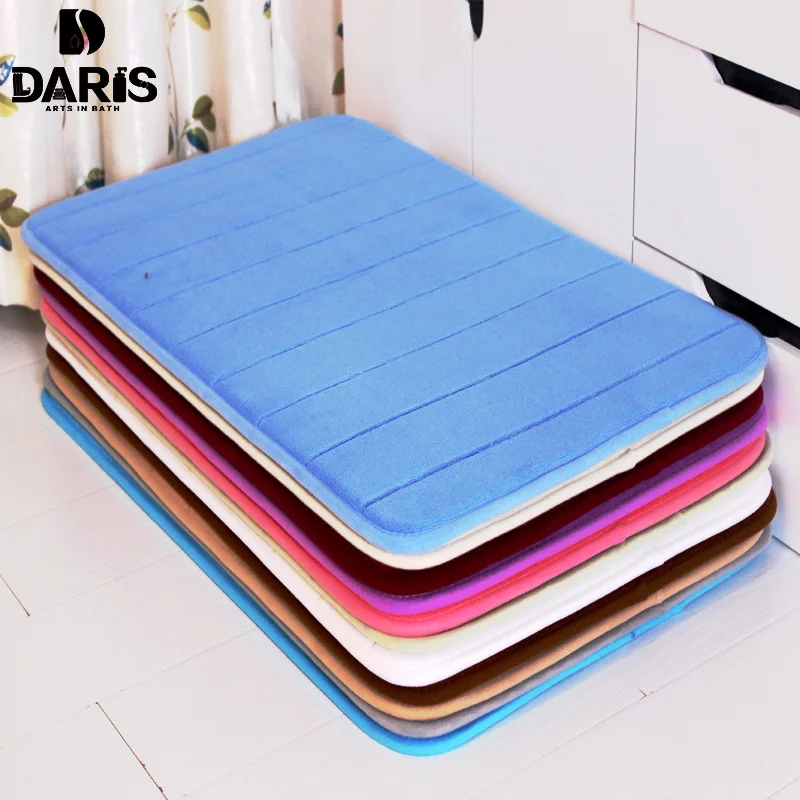 Microfiber Memory Foam Bath Mat Absorbent Soft Comfortable Thick Anti-slip Machine Wash Quickly Drying For Bathroom Floor Rug
Microfiber Memory Foam Bath Mat Absorbent Soft Comfortable Thick Anti-slip Machine Wash Quickly Drying For Bathroom Floor Rug