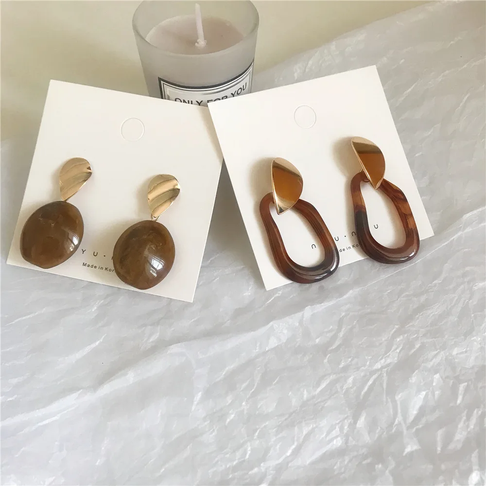 2019 Korea Japan Bohemian Acrylic Earring Geometric Metals Resin Leopard Marble Earring For Women Earring Beach Holiday Jewelry
2019 Korea Japan Bohemian Acrylic Earring Geometric Metals Resin Leopard Marble Earring For Women Earring Beach Holiday Jewelry
