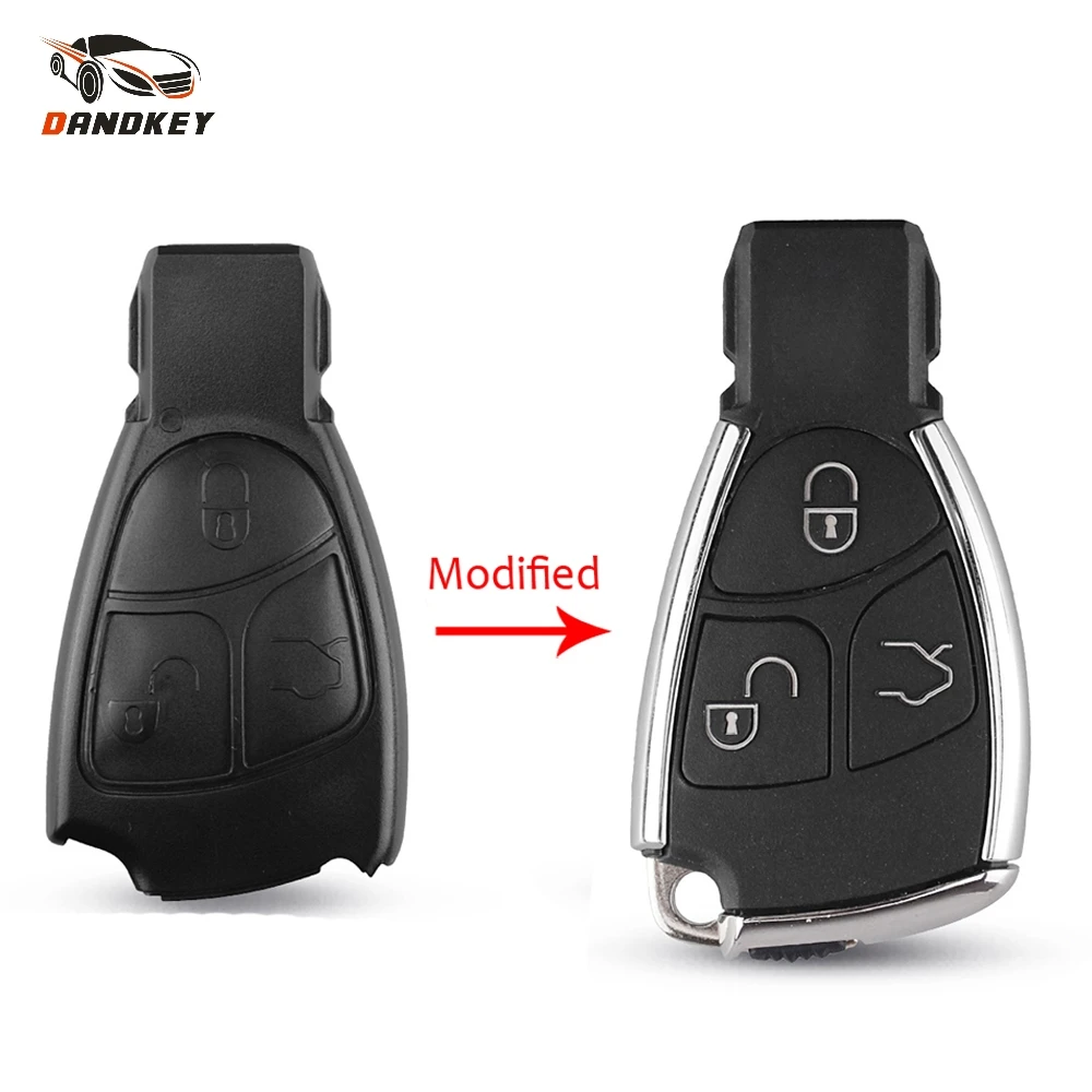 Dandkey 3 Button Modified Auto Remote Smart Key Shell Case For Mercedes Benz B C E ML S CLK SLK CL GL Chrome & Battery Holder
Dandkey 3 Button Modified Auto Remote Smart Key Shell Case For Mercedes Benz B C E ML S CLK SLK CL GL Chrome & Battery Holder