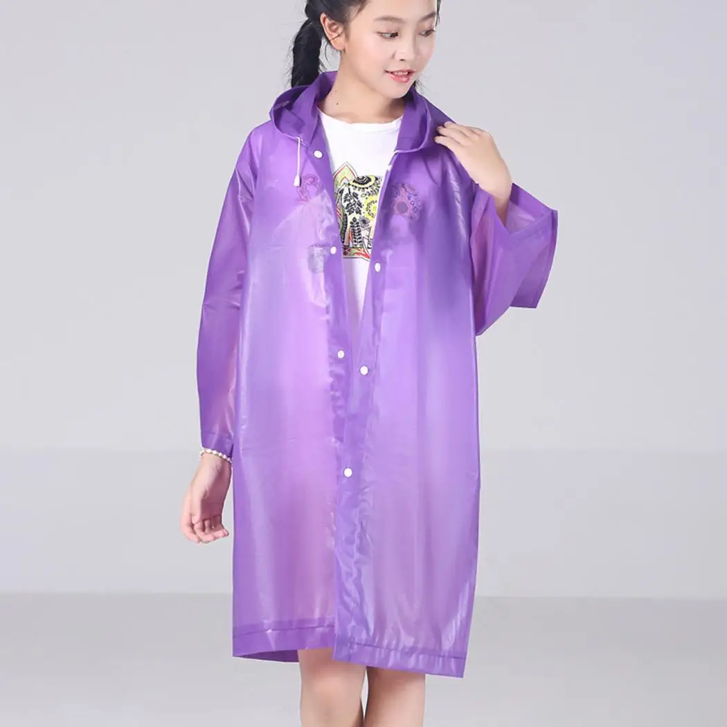 Children Casual Hooded Neck Long Sleeve Solid Button Closure Raincoat All Season
Children Casual Hooded Neck Long Sleeve Solid Button Closure Raincoat All Season