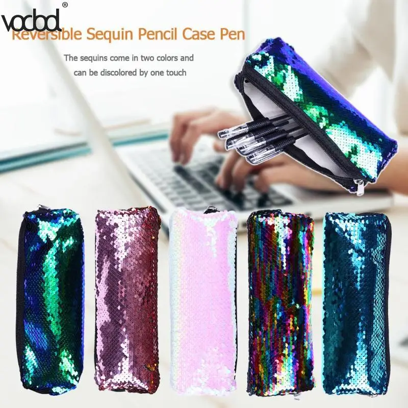 Reversible Sequin Pencil Case Pen Storage Box Cosmetic Bag Stationery Gift Cute Pencil Box Bts School Tools
Reversible Sequin Pencil Case Pen Storage Box Cosmetic Bag Stationery Gift Cute Pencil Box Bts School Tools