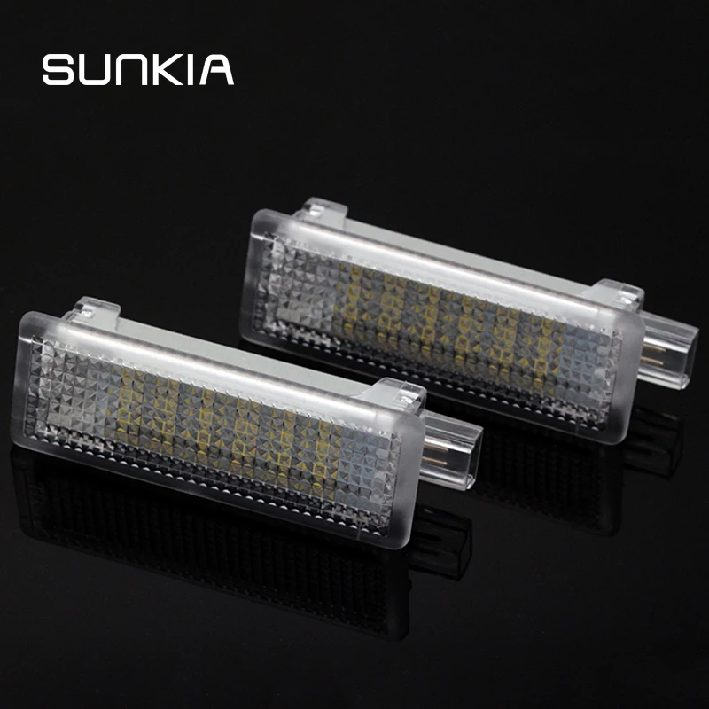 

SUNKIA 2Pcs/set LED Courtesy lamp for BMW Glove Box Light Z4/E85/E86 E81/E82/E87/E88 E70/E71 E83/E83 LCI/E84 Door Light