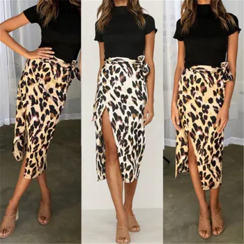 New Fashion Women Leopard Skirt Slim Wrap Asymmetric Bandage Lace Up Side Split Gypsy Drape Bodycon Midi Skirts Bottom
New Fashion Women Leopard Skirt Slim Wrap Asymmetric Bandage Lace Up Side Split Gypsy Drape Bodycon Midi Skirts Bottom