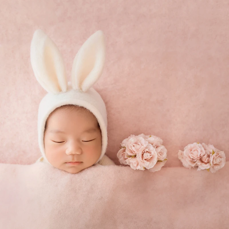 Cute Felt Bunny Hat Newborn Rabbit Bonnet Photography Props Handmade Fluffy Soft Hat Baby Gril Animal Bonnet Photo Props
Cute Felt Bunny Hat Newborn Rabbit Bonnet Photography Props Handmade Fluffy Soft Hat Baby Gril Animal Bonnet Photo Props