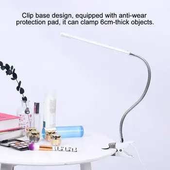 LED Desk Lamp Flexible Reading Eye Protection Table Lamp Metal Hose Lamp with Clip USB Interface Tattoo accesories Light 4
LED Desk Lamp Flexible Reading Eye Protection Table Lamp Metal Hose Lamp with Clip USB Interface Tattoo accesories Light 4