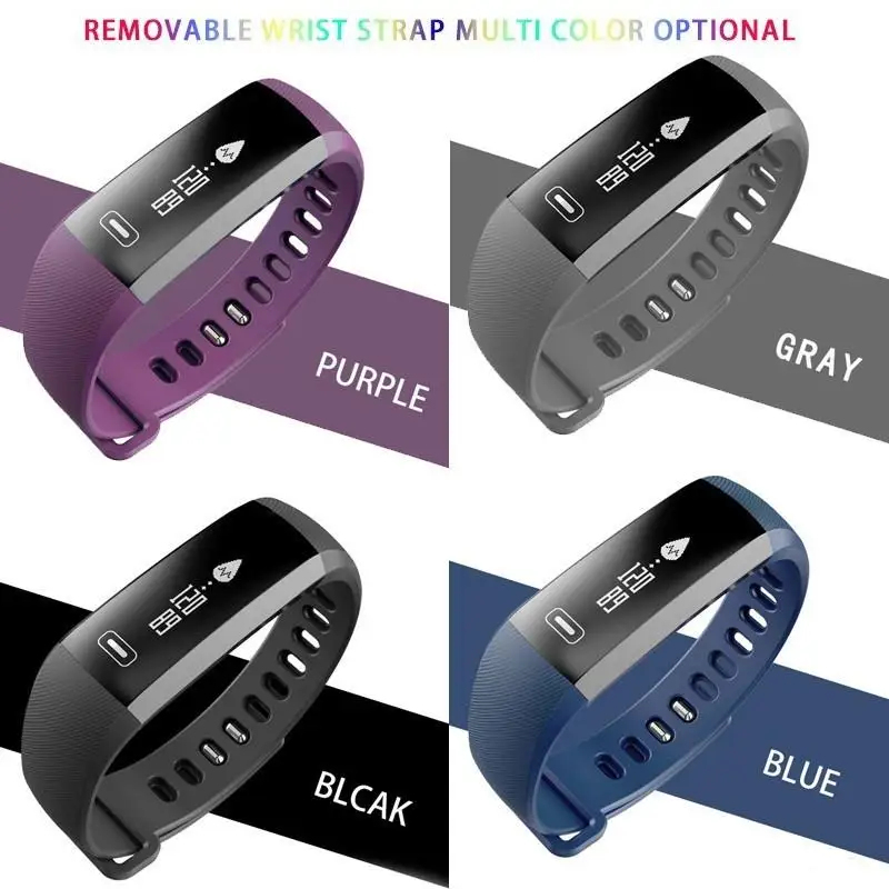 

Original M2 Smart wrist Band R5 PRO Heart rate Blood Pressure Oxygen Oximeter Sport Bracelet Watch intelligent For iOS Android