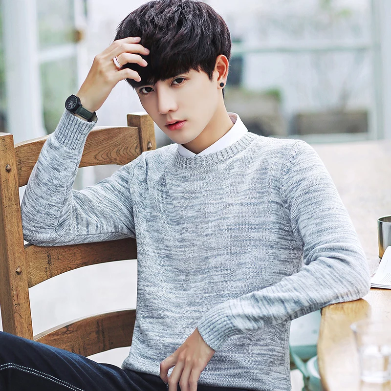 Cultivate one/'s morality spring 2019 men sweater fashion personality turtleneck collar base sweater Cultivate one/'s morality spring 2019 men sweater fashion personality turtleneck collar base sweater