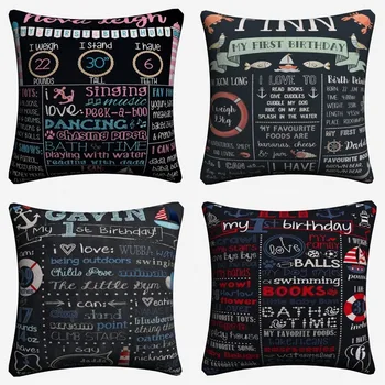 Nautical First Birthday Quote Decorative Linen Cushion Cover For Sofa Chair 45x45cm Throw Pillow Case Home Decor Almofada
Nautical First Birthday Quote Decorative Linen Cushion Cover For Sofa Chair 45x45cm Throw Pillow Case Home Decor Almofada