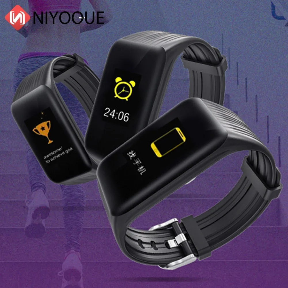 Fitness Tracker Band K1 Plus Smart Bracelet Real-time Heart Rate Monitor Color LCD Touch Screen PK Miband For IPhone 8 X
Fitness Tracker Band K1 Plus Smart Bracelet Real-time Heart Rate Monitor Color LCD Touch Screen PK Miband For IPhone 8 X