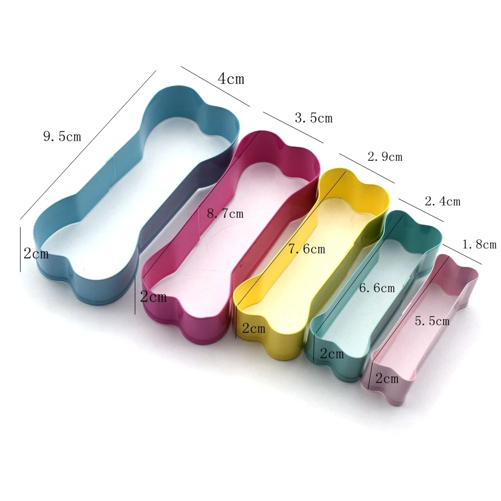 5PCs/Set Cookie Cutter 3D Dog Bone Form Cookie Stamp Stainless Steel Cake Decorating Tools DIY Pastry Baking Biscuit Molds
5PCs/Set Cookie Cutter 3D Dog Bone Form Cookie Stamp Stainless Steel Cake Decorating Tools DIY Pastry Baking Biscuit Molds