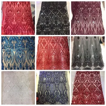 African Lace Fabric French Sequins Net Lace High Quality African Sequin Lace Fabric for 2019 French Sequin Fabric for 4.5*1.35m
African Lace Fabric French Sequins Net Lace High Quality African Sequin Lace Fabric for 2019 French Sequin Fabric for 4.5*1.35m