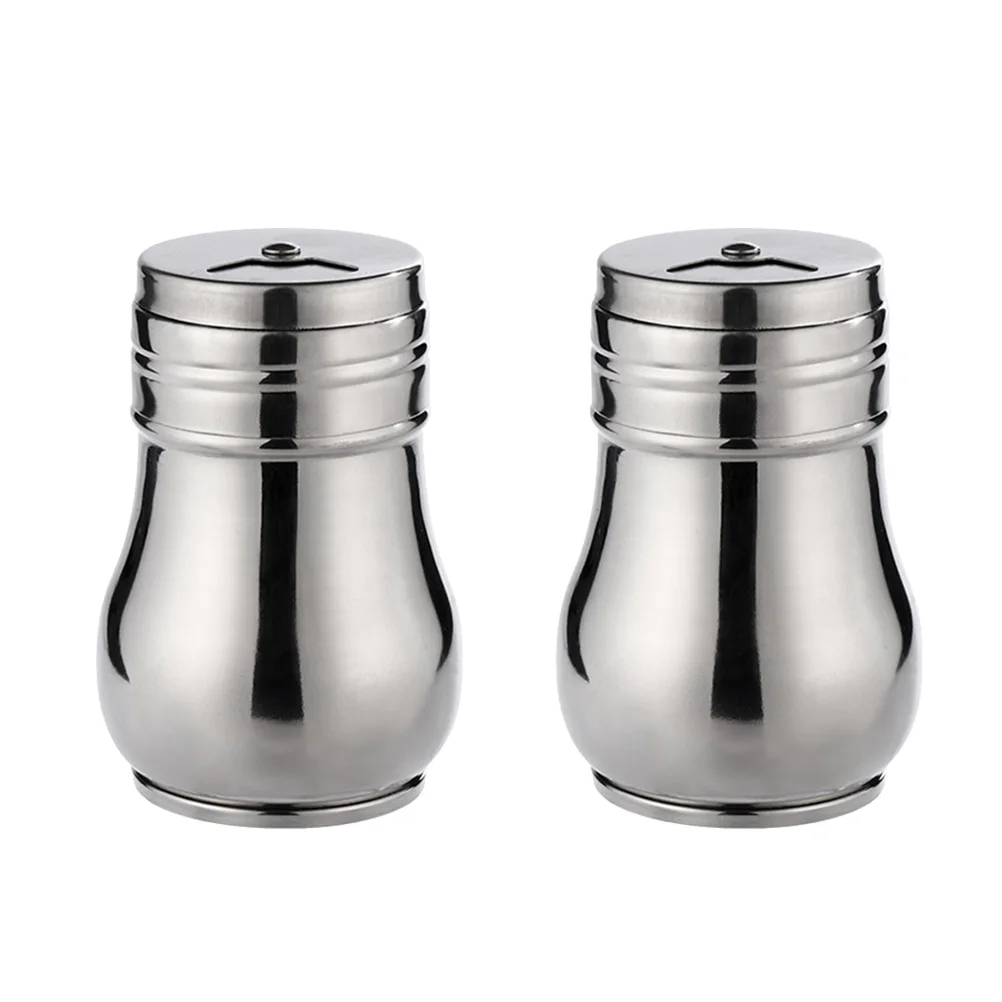 2PCS Leakproof Stainless Steel Storage Bottle Pepper Salt Spice Shaker Seasoning Flavoring Container Bottle for Kitchen
2PCS Leakproof Stainless Steel Storage Bottle Pepper Salt Spice Shaker Seasoning Flavoring Container Bottle for Kitchen