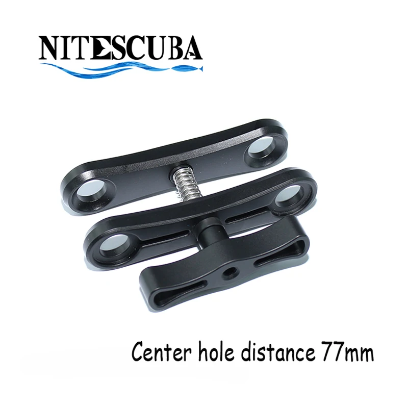 NiteScuba Diving 2 holes clamp butterfly clip for ball mount adapter light arm tray bracket tg5 rx100 underwater photography
NiteScuba Diving 2 holes clamp butterfly clip for ball mount adapter light arm tray bracket tg5 rx100 underwater photography