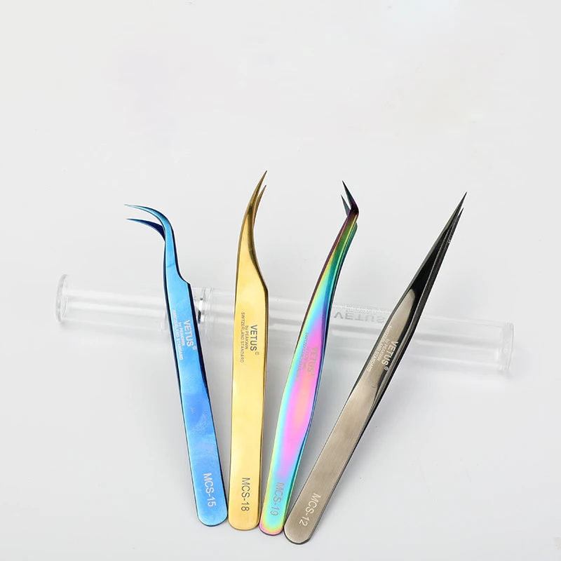 Vetus Brand New MCS Series Premium Beauty Makeup Tweezers Mink Eyelashes Extension Top Quality Ultra Fine Tip Tweezers
Vetus Brand New MCS Series Premium Beauty Makeup Tweezers Mink Eyelashes Extension Top Quality Ultra Fine Tip Tweezers
