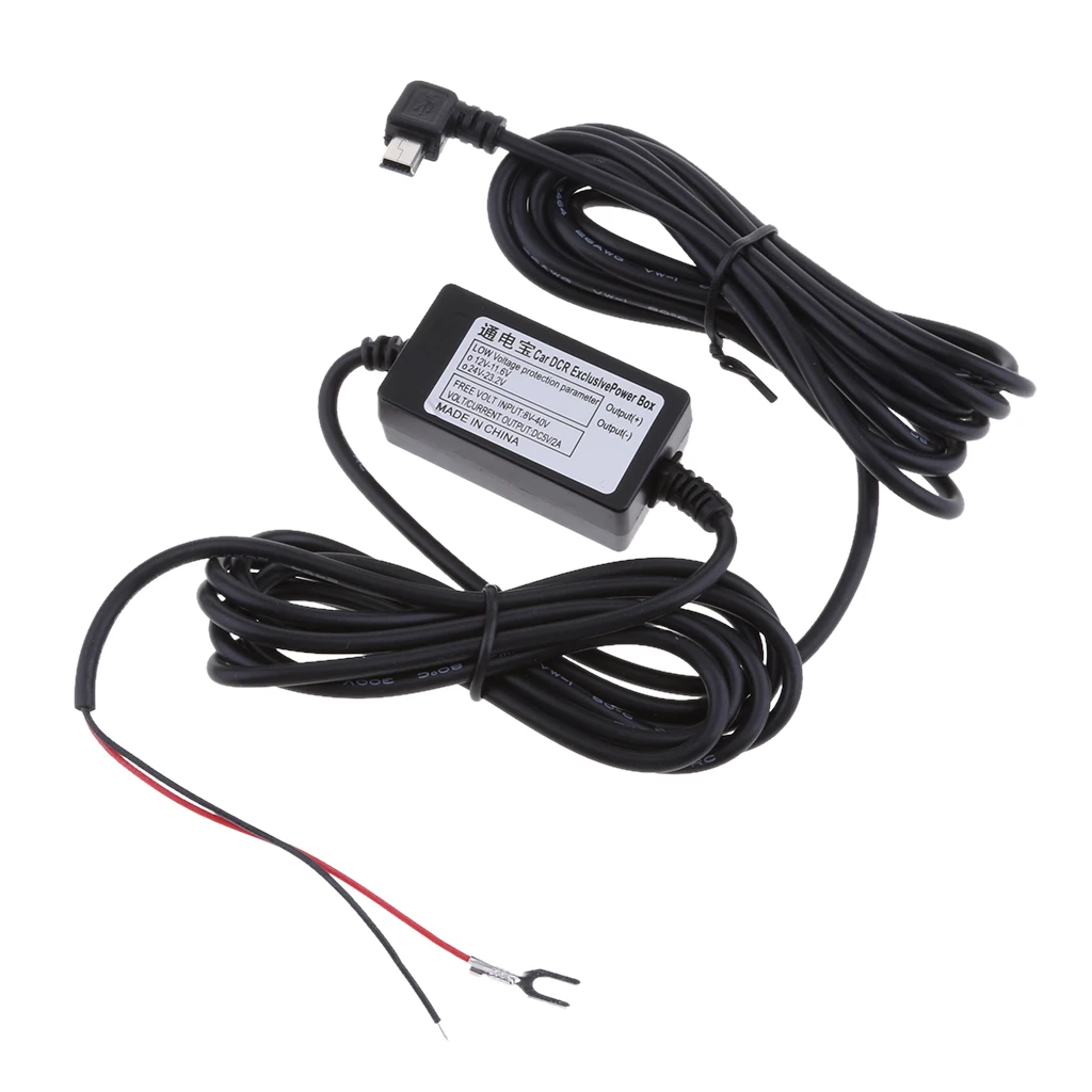 Premium Dash Cam Hardwire Kits 12/24V To 5V/1.5A Power Adapter Mini USB Right Bend Plug For Cars Van Trucks
Premium Dash Cam Hardwire Kits 12/24V To 5V/1.5A Power Adapter Mini USB Right Bend Plug For Cars Van Trucks