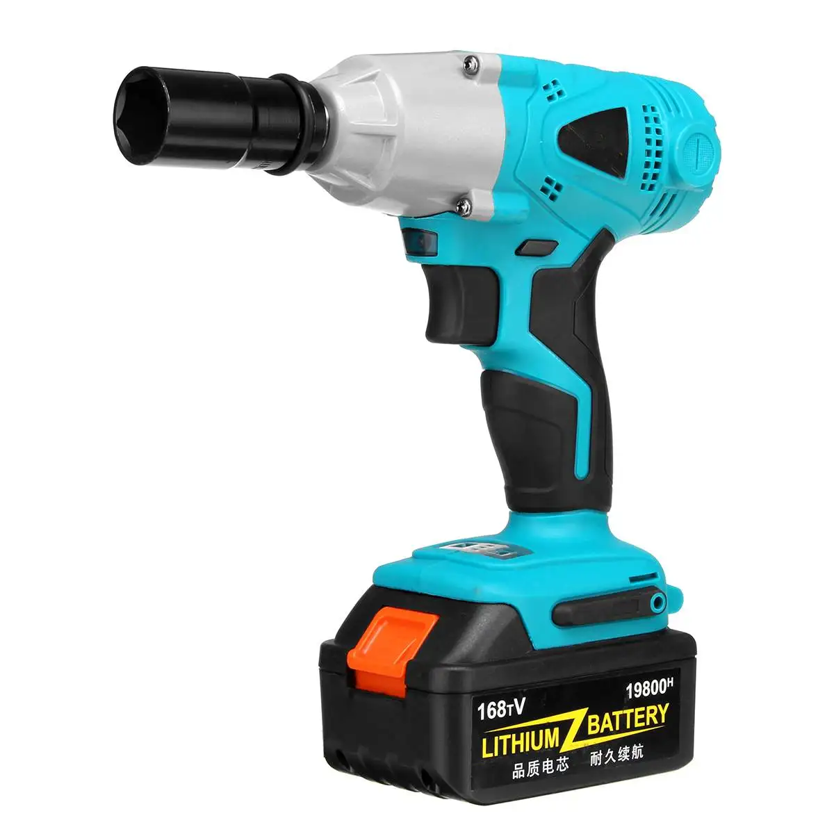 19800mAh Electric Wrench Impact Drill Socket LED Light 1/2 Chuck Wrench Li-on Battery Car Wrench Tire Power Tools
19800mAh Electric Wrench Impact Drill Socket LED Light 1/2 Chuck Wrench Li-on Battery Car Wrench Tire Power Tools