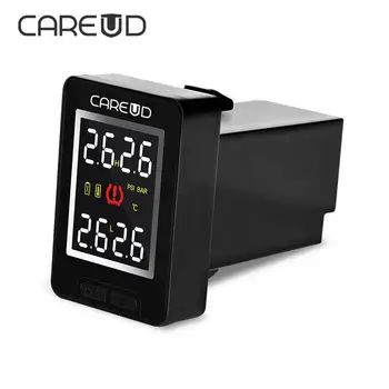 New Wireless TPMS CAREUD U912 Auto Tire Pressure Monitoring System with 4 Sensors LCD Display Embedded Monitor For Toyota
New Wireless TPMS CAREUD U912 Auto Tire Pressure Monitoring System with 4 Sensors LCD Display Embedded Monitor For Toyota
