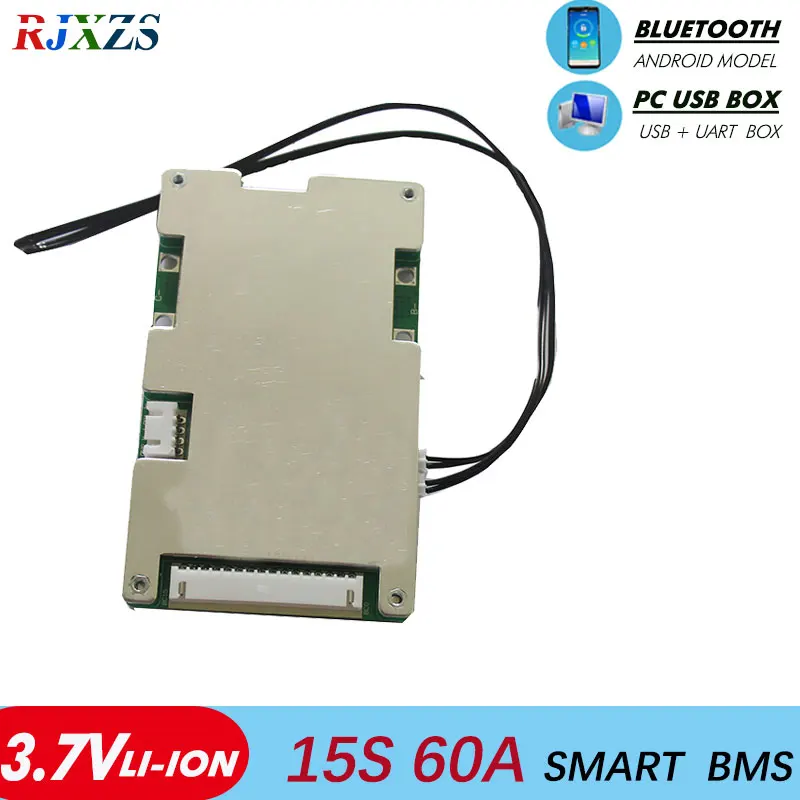 bms 15S 30A/40A/60A 63V active bms new Li-ion smart bms pcm with android Bluetooth app UART bms wi software (APP) monitor
bms 15S 30A/40A/60A 63V active bms new Li-ion smart bms pcm with android Bluetooth app UART bms wi software (APP) monitor