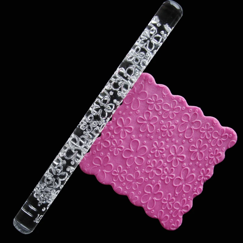 Acrylic Rolling Pin Fondant Cake Impression Pastry Roller Embossing Baking Tool\t Texture Embossing Acrylic Rolling Pin
Acrylic Rolling Pin Fondant Cake Impression Pastry Roller Embossing Baking Tool\t Texture Embossing Acrylic Rolling Pin