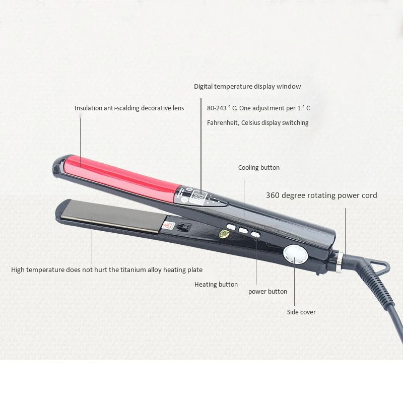 J110 Hair Flat Iron Sloshing Titanium Iron Vibrate Fast Vibrating Hair Straightener
J110 Hair Flat Iron Sloshing Titanium Iron Vibrate Fast Vibrating Hair Straightener