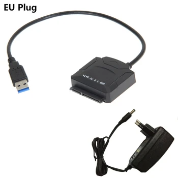 USB 3.0 to SATA 2.5/3.5'' HDD SSD Hard Drive Disk Converter Cable Power Adapter EU Plug
USB 3.0 to SATA 2.5/3.5'' HDD SSD Hard Drive Disk Converter Cable Power Adapter EU Plug