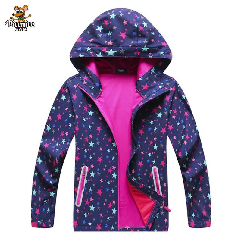 Soft-shell Waterproof Girls Jacket Printing Autumn Spring Coat Hiking Camping Windbreakers Windproof Jackets kids Sport Outwear
Soft-shell Waterproof Girls Jacket Printing Autumn Spring Coat Hiking Camping Windbreakers Windproof Jackets kids Sport Outwear