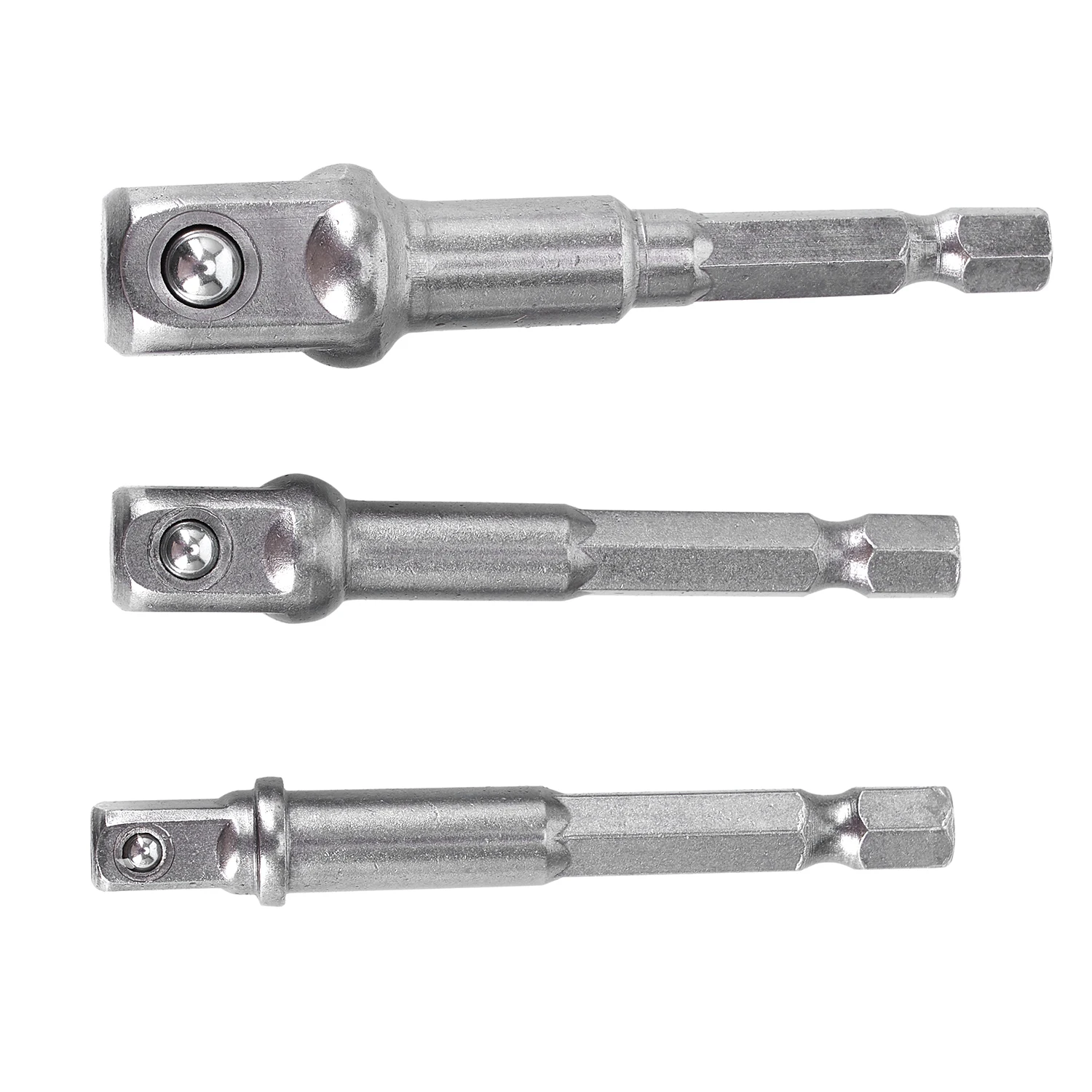 HHO-3Pcs/Set 1/4 inch 3/8 inch 1/2 inch Hex Power Drill Driver Socket Wrench Adapter Extension Bar Bit 65-72mm
HHO-3Pcs/Set 1/4 inch 3/8 inch 1/2 inch Hex Power Drill Driver Socket Wrench Adapter Extension Bar Bit 65-72mm