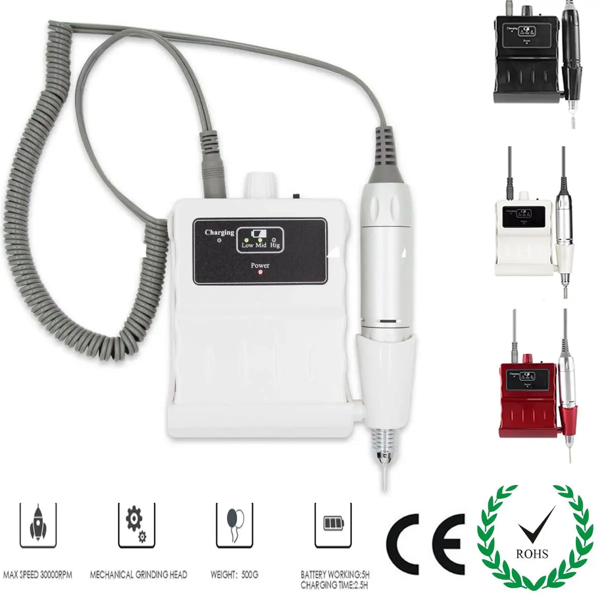 30000RPM Pro Electric Nail Drill Machine Manicure Pedicure Tools Files Accessory Grinding Machine Tools Nail Art Equipment Kit
30000RPM Pro Electric Nail Drill Machine Manicure Pedicure Tools Files Accessory Grinding Machine Tools Nail Art Equipment Kit