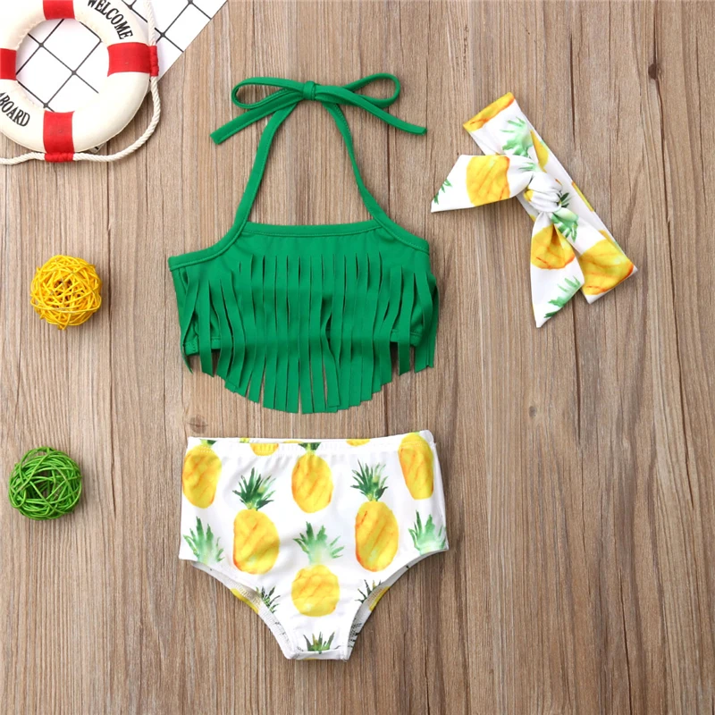 3Pcs Pineapple Tassel Swimwear Newborn Baby Girls Kids Tassels Swimsuit Halter Bow Bathing Suit Beachwear 24 Months
3Pcs Pineapple Tassel Swimwear Newborn Baby Girls Kids Tassels Swimsuit Halter Bow Bathing Suit Beachwear 24 Months
