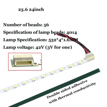 Free Shipping! 10PCS/Lot Original New 23.6inch 24inch 532MM 533MM LED Backlight Strips
Free Shipping! 10PCS/Lot Original New 23.6inch 24inch 532MM 533MM LED Backlight Strips