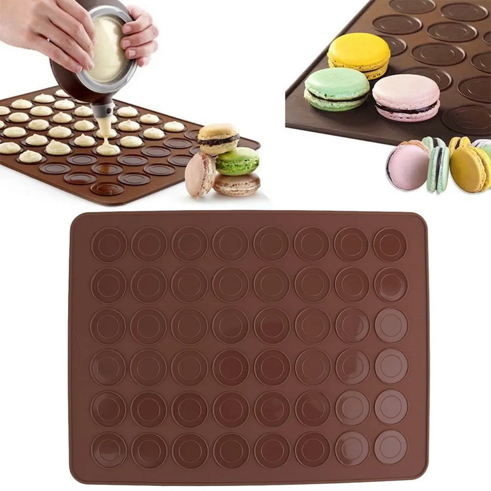 Kitchen 48 Hole Cake Mold Silicone Baking Mat Large Double Sided Macaron Macaroon Dessert DIY Mold Sheet
Kitchen 48 Hole Cake Mold Silicone Baking Mat Large Double Sided Macaron Macaroon Dessert DIY Mold Sheet