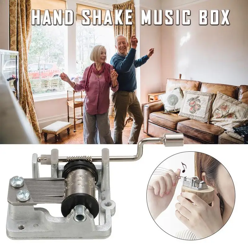 Mini Hand DIY Music Box Cranking Movement Decorative Collectibles(A Variety Of Music Available)household Elderly Younger Supples
Mini Hand DIY Music Box Cranking Movement Decorative Collectibles(A Variety Of Music Available)household Elderly Younger Supples