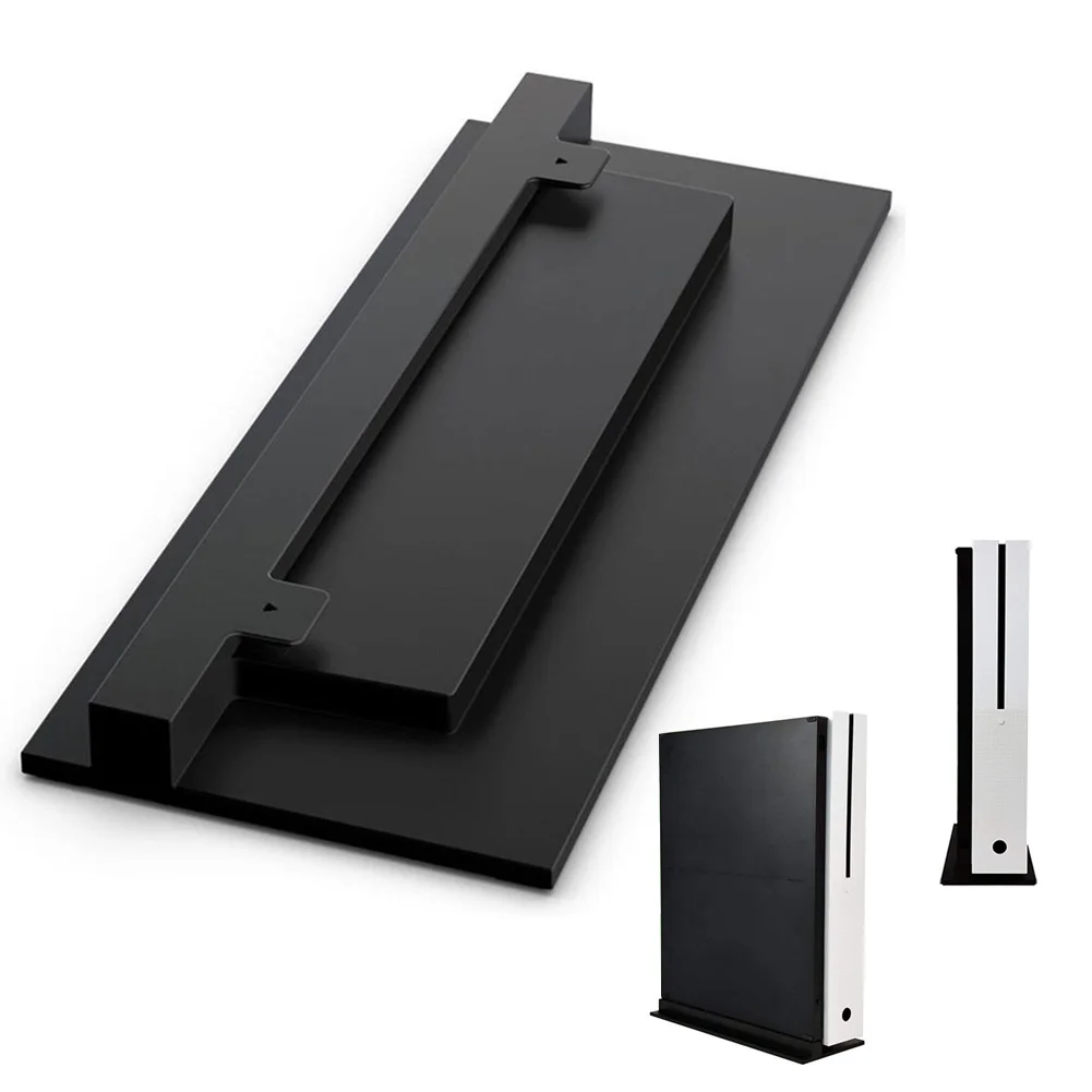 Vertical Stand Protect Cooling Vents Game Console Black Secure Holder Base Non-slip Feet Mount Dock Space Saving For Xbox One S
Vertical Stand Protect Cooling Vents Game Console Black Secure Holder Base Non-slip Feet Mount Dock Space Saving For Xbox One S