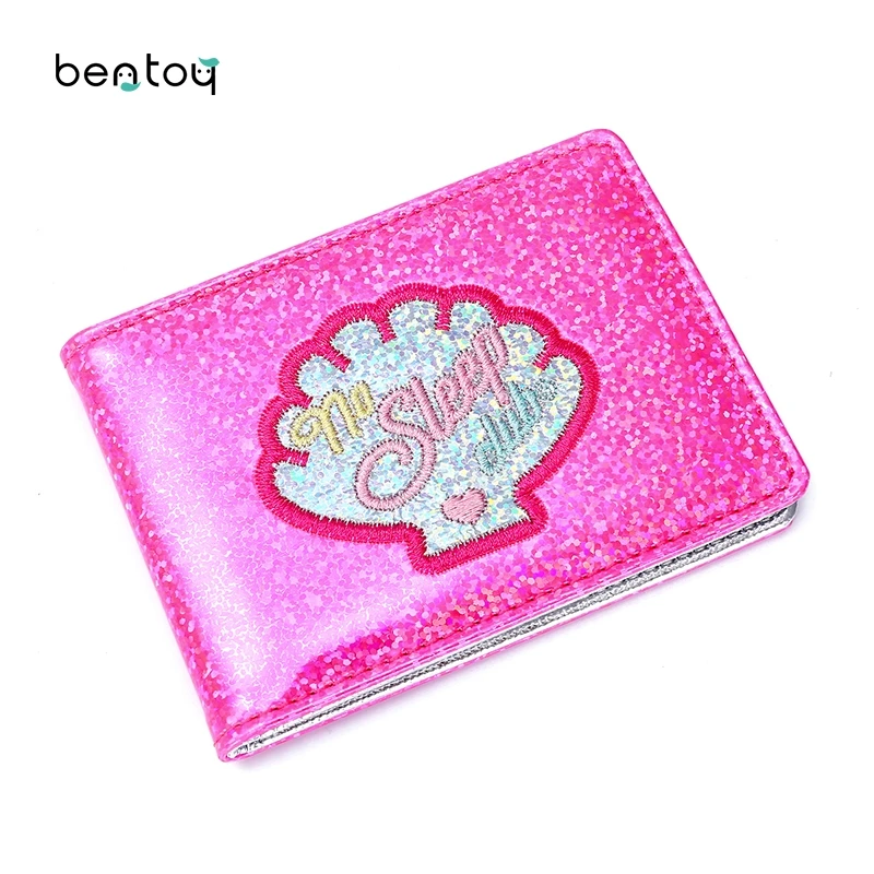 Sequins Shell Laser Women Card Holder Cartoon Leather Driver's License Set Pink Silver Lovely ID Card Holder Credit Card Set
Sequins Shell Laser Women Card Holder Cartoon Leather Driver's License Set Pink Silver Lovely ID Card Holder Credit Card Set