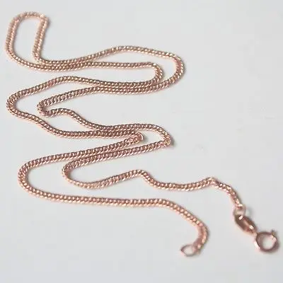 AU750 Pure Fine 18K Rose Gold 1.8mm W Curb Link Chain Necklace / 1.82g /16.9'' L
AU750 Pure Fine 18K Rose Gold 1.8mm W Curb Link Chain Necklace / 1.82g /16.9'' L