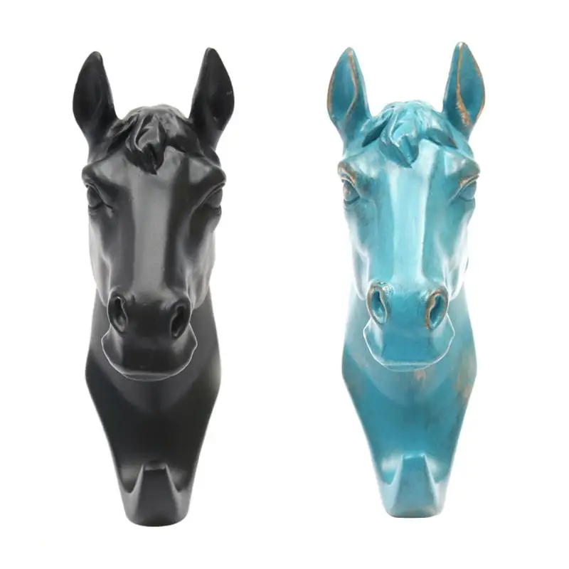 1PC Creative Resin Horse Head Hanging Hook Wall Mounted Hooks Hanger For Clothes Scarf Coat Umbrella Home Wall Decoration
1PC Creative Resin Horse Head Hanging Hook Wall Mounted Hooks Hanger For Clothes Scarf Coat Umbrella Home Wall Decoration