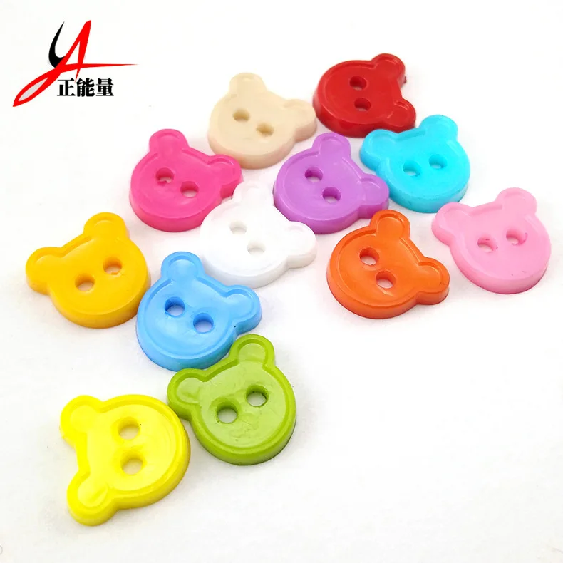 Plastic Fastener at the Two Eyes Color Cartoon Bear Button ABS Plastic Color Button Wholesale Shirt Button
Plastic Fastener at the Two Eyes Color Cartoon Bear Button ABS Plastic Color Button Wholesale Shirt Button