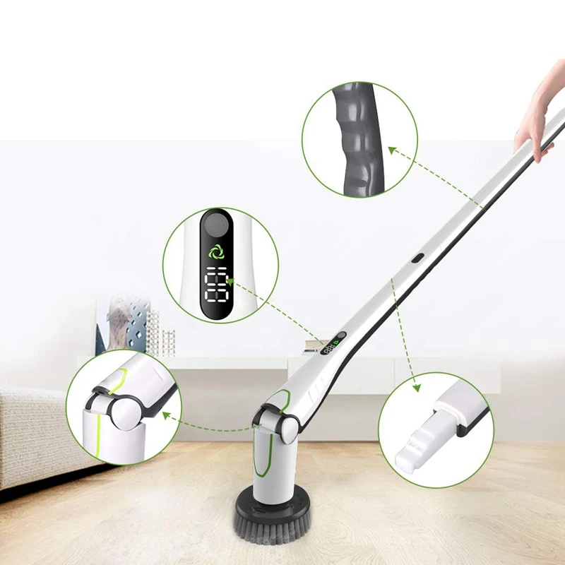 1Set Electric Cleaning Brush Cleaner Home Sweeping Dust Sterilize Smart Washing Mopping For Car Bathroom Kitchen Cleaning Tool
1Set Electric Cleaning Brush Cleaner Home Sweeping Dust Sterilize Smart Washing Mopping For Car Bathroom Kitchen Cleaning Tool
