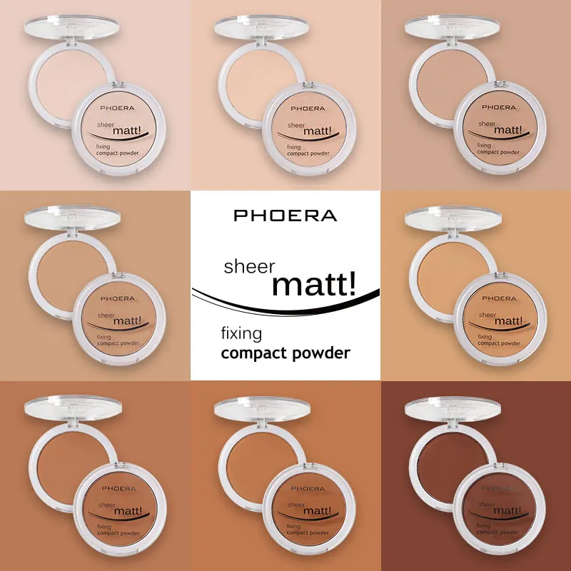 PHOERA 8 Colors Pressed Powder Natural Long Lasting Concealer Foundation Oil Control Matte Blush Rouge Pressed Powder TSLM1
PHOERA 8 Colors Pressed Powder Natural Long Lasting Concealer Foundation Oil Control Matte Blush Rouge Pressed Powder TSLM1
