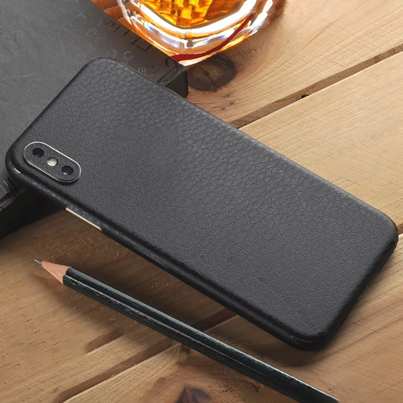 Ultra-thin Slim PVC Leather Back Skin Sticker Film Wrap Decal Case For iPhone X XS Max Black/Pink/White/Blue/Rose Red/Green
Ultra-thin Slim PVC Leather Back Skin Sticker Film Wrap Decal Case For iPhone X XS Max Black/Pink/White/Blue/Rose Red/Green