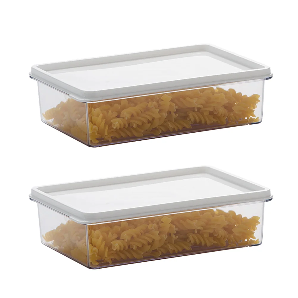 2pcs 1050ml Kitchen Sealed Crisper Refrigerator Storage Boxes Rectangular Food Container for Fruit Meat Cereal
2pcs 1050ml Kitchen Sealed Crisper Refrigerator Storage Boxes Rectangular Food Container for Fruit Meat Cereal