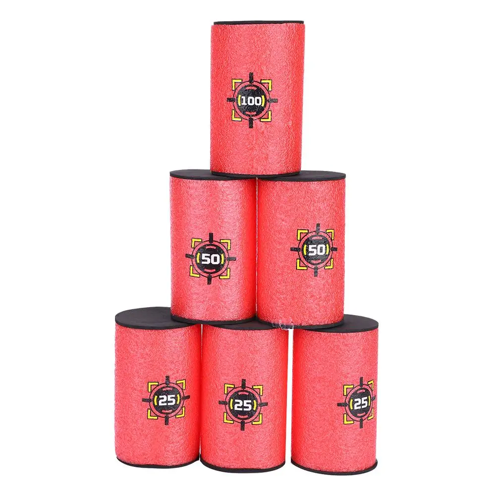 6Pcs Large Size EVA Soft Can Shape Kids Outdoor Toy Gun Bullet Targets Accessory Replacement Kids Outdoor Fun Game Shooter
6Pcs Large Size EVA Soft Can Shape Kids Outdoor Toy Gun Bullet Targets Accessory Replacement Kids Outdoor Fun Game Shooter