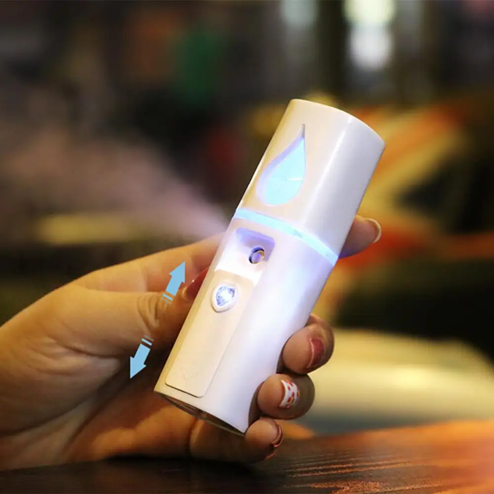 LED USB Rechargeable Portable Nanometer Sprayer Handheld Steam Face Facial Humidifier
LED USB Rechargeable Portable Nanometer Sprayer Handheld Steam Face Facial Humidifier